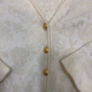 Escada Sweaters - Escada by Margaretha Ley Jacquard Cardigan Escada Sweaters - Escada by Margaretha Ley Jacquard Cardigan